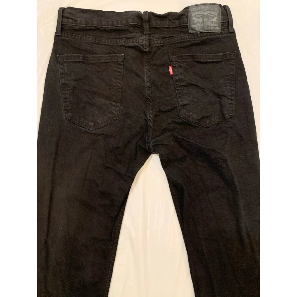 Levi’s 514 Jeans Men’s 34x24.5 Black Straight Fit